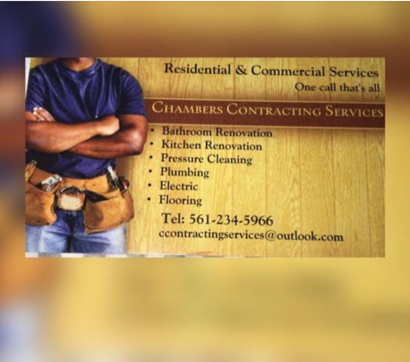Chambers Contracting Services | One Call, That's All